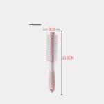 FLAT AND ROUND BRUSH WITH STRONG BRISTLES 2 Pcs