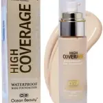 OCEAN BEAUTY High Coverage Waterproof Base Foundation  1 Pcs