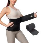 Tummy Fat Waist Shape Wear and Hips Trainer Slim Stomach Belly Belt for Women Abdominal Belt  (Black) 1 Pcs