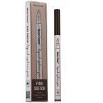 FINE SKETCH LIQUID EYEBROW PEN Brown 1PC