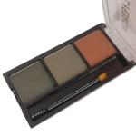 3 Color Waterproof Eye Shadow Eyebrow Powder Make Up Palette 1 Pcs