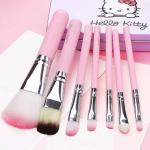 Hello Kitty Mini Pink Makeup Brush Set of 7 (1 Pcs )