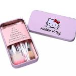 Hello Kitty Mini Pink Makeup Brush Set of 7 (1 Pcs )