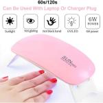 Sun Mini LED UV Nail Polish Dryer 1 Pcs