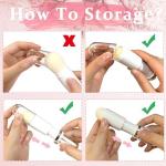 Makeup Brush Set 4 in 1 Portable Travel Blending Powder Foundation Brush