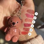 Teddy Bear Lipstick Key Chain| Long Lasting & Waterproof Lipsticks  2 Pcs