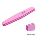 Nail Buffers Art Care Double Sides Design Sponge (Pink) 1 Pcs