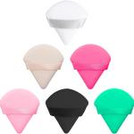 6 Pieces Powder Puff Soft Face Triangle Makeup Puff (multicolors)