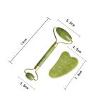 Green Face Roller With Face Massager For Women Men |  (Green) 1 Piece