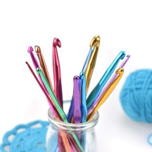 Multicolor Crochet Hooks Needle (2.0mm to 8.0 mm) Pack of 12