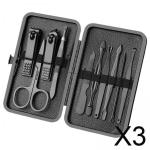 Manicure Pedicure Kit Nail Kit 16pc Stainless Steel Professional Grooming Kit 1 Pcs
