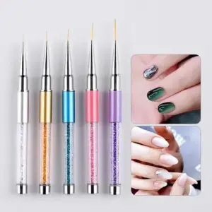5pcs Nail Art Liner Brushes, Nails Gel Polish Painting Nail Art Design Brush Pen Set.