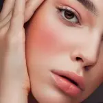 OCEAN BEAUTY Professional Waterproof Matte Finish Baked Blusher Powder Palette  1 Pcs