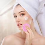 Compressed Facial Sponges, Cellulose Facial Sponges, Exfoliating Wash Round Face Sponge for Facial Cleansing 3 Pcs