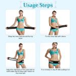 Hips Belt lower Back Support Brace for Women Hips Back Support Slimming Belt 1 Pcs