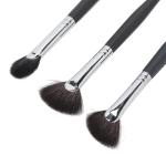 Soft Bristles Fan Brush & Eyeliner Makeup Brush Combo (Pack of 3)
