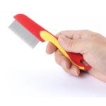 Handle Hair Lice Nit Egg Remover Comb Suitable for All Type Hair (Multicolour) 1 Pcs