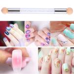 Nail Art Tool Pen Dual Head Nail Sponge Brush Picking Dotting 1 Pcs