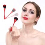 Soft Nail Art Dust Remover Brush, Long Handle Manicure Tool 1 Pcs