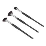 Soft Bristles Fan Brush & Eyeliner Makeup Brush Combo (Pack of 3)
