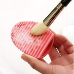 Makeup Brushes Cleaner Scrubber Board Brush Washing Cleaning Pad Silicone(Multicolor) 2 Pcs