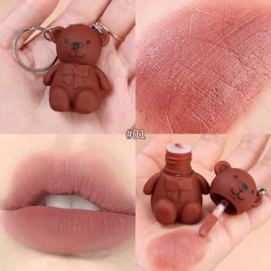 PREMIUM WATERPROOF TEDDY BEAR KEYCHAIN LIPSTICK (PACK OF 1)