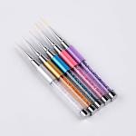 5pcs Nail Art Liner Brushes, Nails Gel Polish Painting Nail Art Design Brush