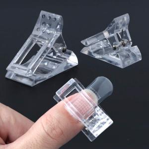 Clips for Poly gel, Nail Extension Gel Quick Building Nail Tips Clip (pack of 10).
