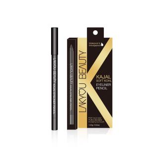 Lakyou Beauty Kajal Soft kohl eyeliner pencil 24hrs wear, ultra blendable , creamy & smooth 1 Pcs