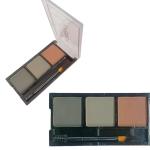 3 Color Waterproof Eye Shadow Eyebrow Powder Make Up Palette 1 Pcs