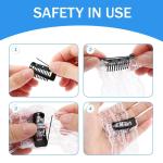PACK OF 2 PCS BLACK CHUNNI PIN Metal Wig Clips