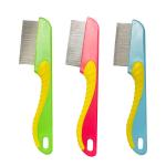 Handle Hair Lice Nit Egg Remover Comb Suitable for All Type Hair (Multicolour) 1 Pcs