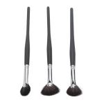 Soft Bristles Fan Brush & Eyeliner Makeup Brush Combo (Pack of 3)