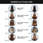 2 in 1 Professional Straightener and Curling Iron Comb Brush 1 Pcs