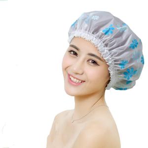 Adjustable Waterproof Elastic Shower Caps Body Parlor 1 Pcs