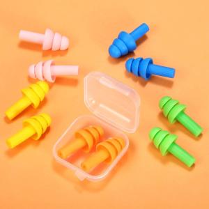 5 pair Earplugs for Sleeping, Noise Cancelling Sound Blocking Ear Plugs  Silicone