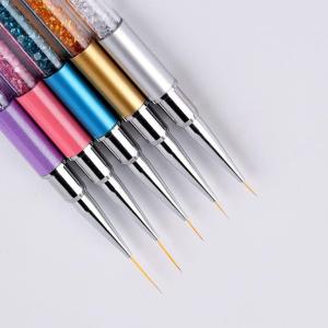 5 Pack Nail Art Brush Set, 3D Nail Liner Painting Brushes Pen