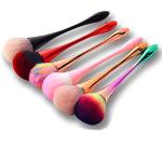 Soft Nail Art Dust Remover Brush, Long Handle Manicure Tool 1 Pcs
