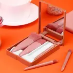 Makeup Brushes Set with Mirror/Professional Travel Makeup Brush Set  (Pack of 1)
