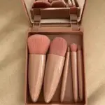 Makeup Brushes Set with Mirror/Professional Travel Makeup Brush Set  (Pack of 1)