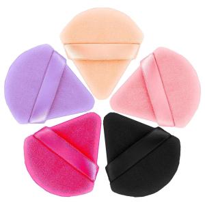 5pcs Triangle Makeup Powder Puff Multicolor