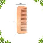 Curly Hair Neem Wood Comb for Women , Hair Growth , Wooden Comb Set of 3