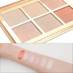 6 Shade  Highlighter and Blusher Palette Highlighter 1 Pcs