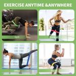 Body Fitness Belt, Stretching and Workout Exercises Latex Rubber Bands 5 Color