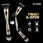 4 in 1 Makeup Brush with Foundation Eyeshadow Blending (Pack of 1)