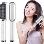 2 in 1 Professional Straightener and Curling Iron Comb Brush 1 Pcs