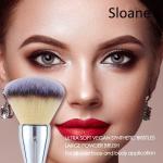 Foundation Brush ,Daubigny Large Powder Brush Flat Arched Premium Durable Kabuki Makeup Brush 1 Pcs