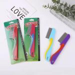Handle Hair Lice Nit Egg Remover Comb Suitable for All Type Hair (Multicolour) 1 Pcs