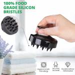 Silicone Hair Scalp Shampoo Massage Brush 1 Pcs