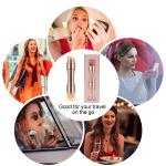 4-in-1 Makeup Brush Set: Portable Mini Cosmetic Kit 1 Pcs